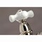 Kingston Brass KS3276PXBS Restoration 8" Bridge Kitchen Faucet W/ Sprayer, Nickel KS3276PXBS - alternate 6